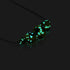 Blue Limoncello | .925 Sterling Silver | Firefly Glass Infinity Clasp Necklace
